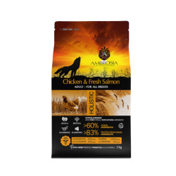 NATURAL TRAINER AMBROSIA ADULT - CHICKEN & SALMON