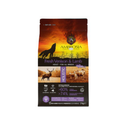 NATURAL TRAINER AMBROSIA ADULT - VENISON & LAMB