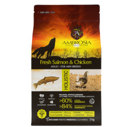 NATURAL TRAINER AMBROSIA ADULT MINI SALMON & CHICKEN