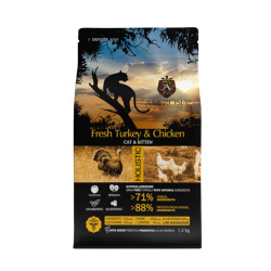 NATURAL TRAINER AMBROSIA GRAIN FREE KITTEN FRESH TURKEY & CHICKEN 