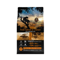 NATURAL TRAINER AMBROSIA GRAIN FREE CAT ADULT STERILIZED FRESH SALMON & CHICKEN