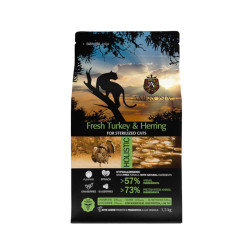 NATURAL TRAINER AMBROSIA GRAIN FREE CAT ADULT STERILIZED FRESH TURKEY & HERRING