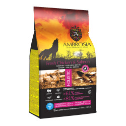 NATURAL TRAINER AMBROSIA PUPPY LARGE - CHICKEN & SALMON