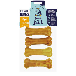 BONE PRESSED WITH FLAVOR CHICKEN 10CM/45GR/4ΤΕΜ