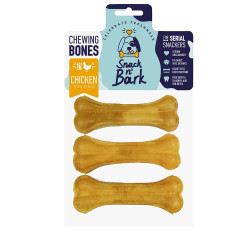 BONE PRESSED WITH FLAVOR CHICKEN 13CM/55GR/3ΤΕΜ
