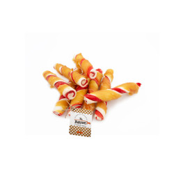 CHICKEN BEEF TWIST STICK 13CM/35GR
