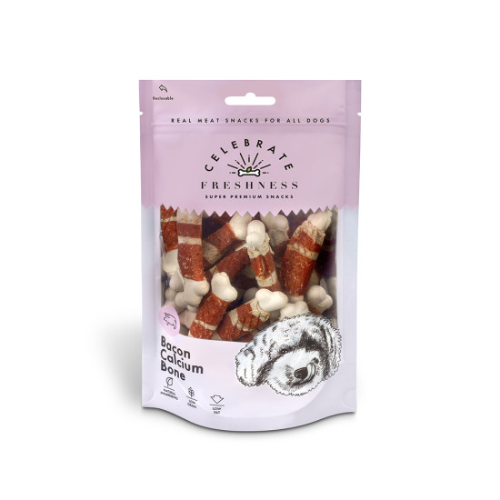 BACON CALCIUM BONE 100GR BACON CALCIUM BONE 100GR