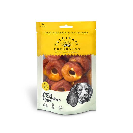 LAMB & CHICKEN BAGEL 100GR