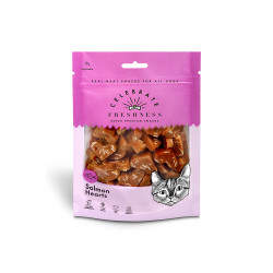SALMON HEART BITES FOR CATS 50GR