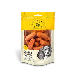 GRAIN FREE SMOKED CHICKEN SAUSAGES 100GR