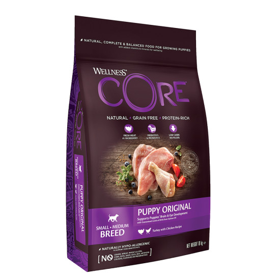 CORE PUPPY ORIGINAL MEDIUM-SMALL BREED ΓΑΛΟΠΟΎΛΑ & ΚΟΤΌΠΟΥΛΟ