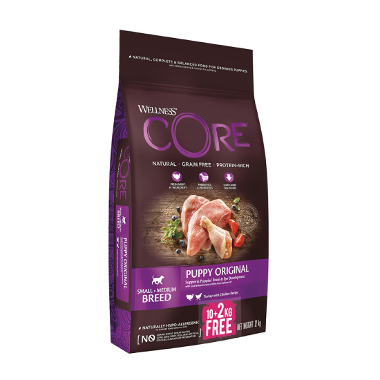 CORE PUPPY ORIGINAL MEDIUM-SMALL BREED ΓΑΛΟΠΟΎΛΑ & ΚΟΤΌΠΟΥΛΟ