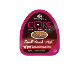 CORE SMALL BREED SAVOURY MEDLEYS ΚΟΤΌΠΟΥΛΟ, ΒΟΔΙΝΌ, ΑΡΑΚΆΣ & ΚΌΚΚΙΝΕΣ ΠΙΠΕΡΙΈΣ 12X