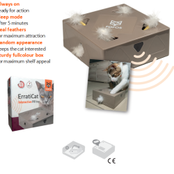 FO Παιχνίδι Γάτας ErratiCat Διαδραστικό Hide & Go USB (6 ανταλλακτικά φτερών)