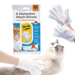 FO Γάντια καθαρισμού Waterless με αντιβακτηριδιακή λοσιόν (8 pcs)