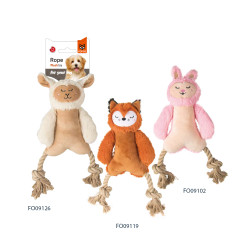 FO Παιχνίδι Σκύλου Rope Leg Plush Κουνέλι