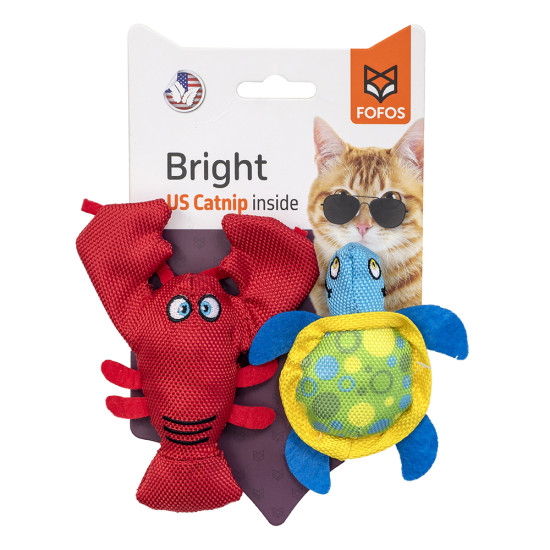 FO Παιχνίδι Γάτας Summer Turtle & Lobster FO Παιχνίδι Γάτας Summer Turtle & Lobster