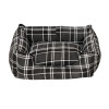 GLEE ΚΡΕΒΑΤΙ TARTAN ΓΚΡΙ ΣΚΟΥΡΟ 