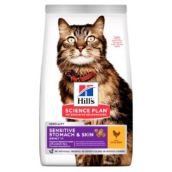 HILL'S SCIENCE PLAN ADULT CAT SENSITIVE STOMACH & SKIN CHICKEN