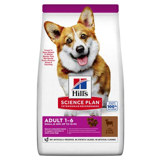 HILL'S SCIENCE PLAN ADULT DOG SMALL & MINI LAMB & RICE HILL'S SCIENCE PLAN ADULT DOG SMALL & MINI LAMB & RICE