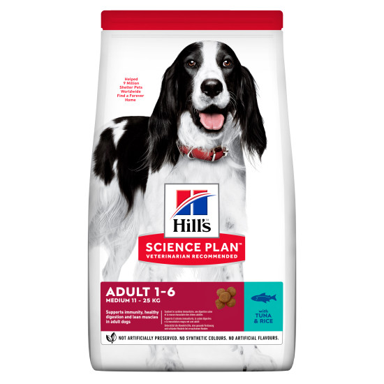 HILL'S SCIENCE PLAN ADULT DOG MEDIUM TUNA & RICE