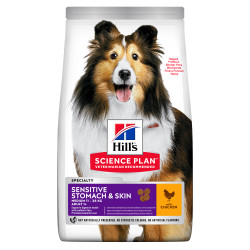 HILL'S SCIENCE PLAN ADULT DOG SENSITIVE STOMACH & SKIN MEDIUM CHICKEN