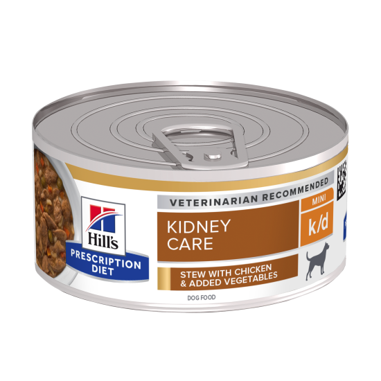 HILL'S PRESCRIPTION DIET CANINE K/D MINI STEW CHICKEN & VEGETABLES (ΜΑΓ.ΓΕΎΜΑ) 24X