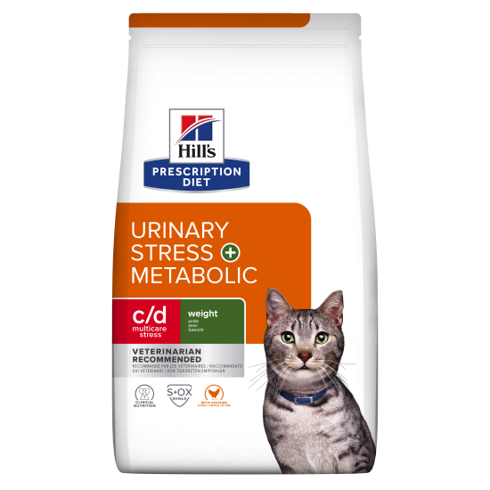 HILL'S PRESCRIPTION DIET FELINE C/D URINARY STRESS & METABOLIC