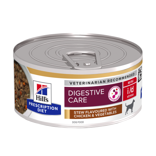 HILL'S PRESCRIPTION DIET CANINE I/D STRESS MINI STEW CHICKEN & VEGETABLES (ΜΑΓ.ΓΕΎΜΑ) 24X