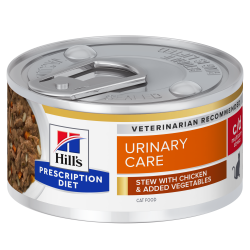 HILL'S PRESCRIPTION DIET FELINE C/D URINARY STRESS STEW CHICKEN & VEGETABLES (ΜΑΓ.ΓΕΎΜΑ) 24X