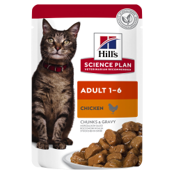 HILL'S SCIENCE PLAN ADULT CAT CHICKEN 12X (ΦΑΚΕΛΆΚΙ)