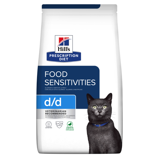 HILL'S PRESCRIPTION DIET FELINE D/D DUCK & GREEN PEA