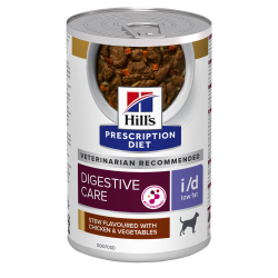 HILL'S PRESCRIPTION DIET CANINE I/D LOW FAT STEW CHICKEN & VEGETABLES (ΜΑΓ.ΓΕΎΜΑ) 12X