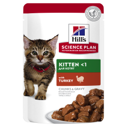 HILL'S SCIENCE PLAN KITTEN TURKEY 12X (ΦΑΚΕΛΆΚΙ)