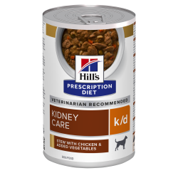 HILL'S PRESCRIPTION DIET CANINE K/D STEW CHICKEN & VEGETABLES (ΜΑΓ.ΓΕΎΜΑ) 12X