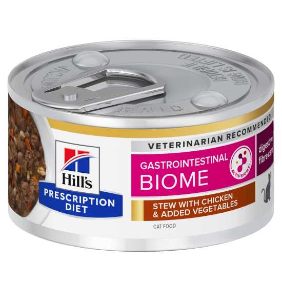 HILL'S PRESCRIPTION DIET FELINE GIBIOME STEW CKICKEN & VEGETABLES (ΜΑΓ. ΓΕΎΜΑ) 24X