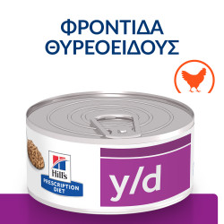 HILL'S PRESCRIPTION DIET FELINE Y/D 24X