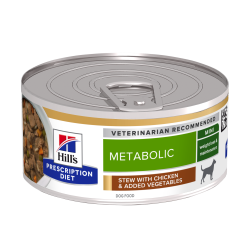 HILL'S PRESCRIPTION DIET CANINE METABOLIC MINI STEW CHICKEN & VEGETABLES (ΜΑΓ.ΓΕΎΜΑ) 24X
