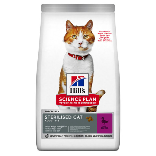 HILL'S SCIENCE PLAN ADULT STERILISED CAT DUCK