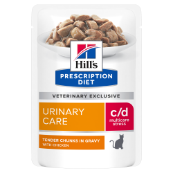 HILL'S PRESCRIPTION DIET FELINE C/D URINARY STRESS CHICKEN 12X