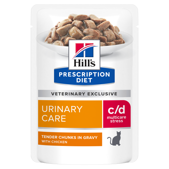 HILL'S PRESCRIPTION DIET FELINE C/D URINARY STRESS CHICKEN 12X
