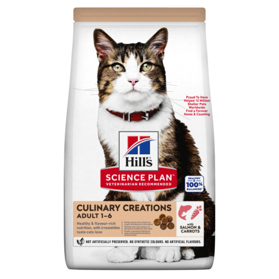 HILL'S SCIENCE PLAN ADULT CAT SALMON & CARROTS HILL'S SCIENCE PLAN ADULT CAT SALMON & CARROTS