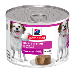 HILL'S SCIENCE PLAN ADULT DOG MOUSSE SMALL & MINI BEEF 12X