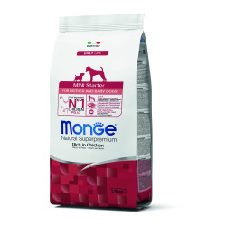 MONGE NATURAL SUPERPREMIUM PUPPY STARTER MINI ΜΕ ΚΟΤΌΠΟΥΛΟ