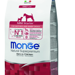 MONGE NATURAL SUPERPREMIUM PUPPY STARTER MINI ΜΕ ΚΟΤΌΠΟΥΛΟ
