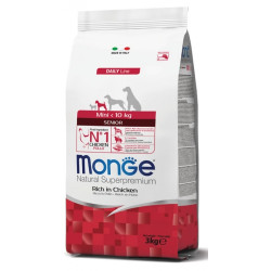 MONGE NATURAL SUPERPREMIUM SENIOR MINI ΜΕ ΚΟΤΌΠΟΥΛΟ