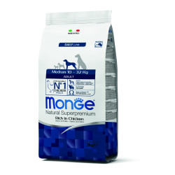 MONGE NATURAL SUPERPREMIUM ADULT MEDIUM ΜΕ ΚΟΤΌΠΟΥΛΟ