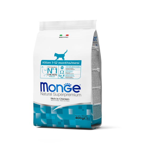 MONGE NATURAL SUPERPREMIUM KITTEN ΜΕ ΚΟΤΌΠΟΥΛΟ