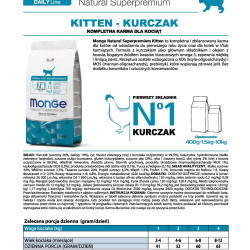 MONGE NATURAL SUPERPREMIUM KITTEN ΜΕ ΚΟΤΌΠΟΥΛΟ