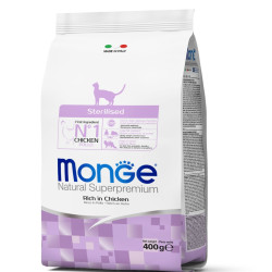 MONGE NATURAL SUPERPREMIUM STERILIZED ADULT ΜΕ ΚΟΤΌΠΟΥΛΟ